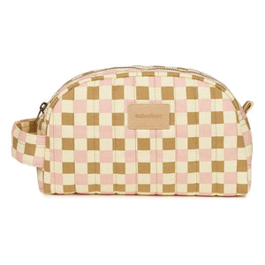 Nobodinoz - Hyde Park Mosaic cosmetic bag | Pink
