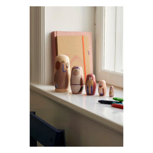 Ferm Living Kids - Critter Matryoshka Dolls
