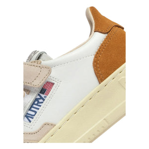 Autry - Kids Kidstripes Low Tricolor Süet Sneakers | Camel