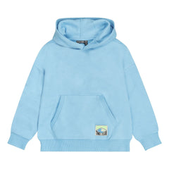 Tumble N'Dry - Tuzlu Organik Pamuklu Kapüşonlu Sweatshirt | Açık Mavi