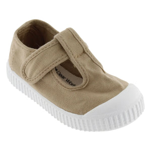 Victoria - Çizik Sneakers Sandalia Tira Lona | Camel