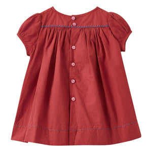Caramel - Dress and Bloomer Smocké Moringa set | Bordo