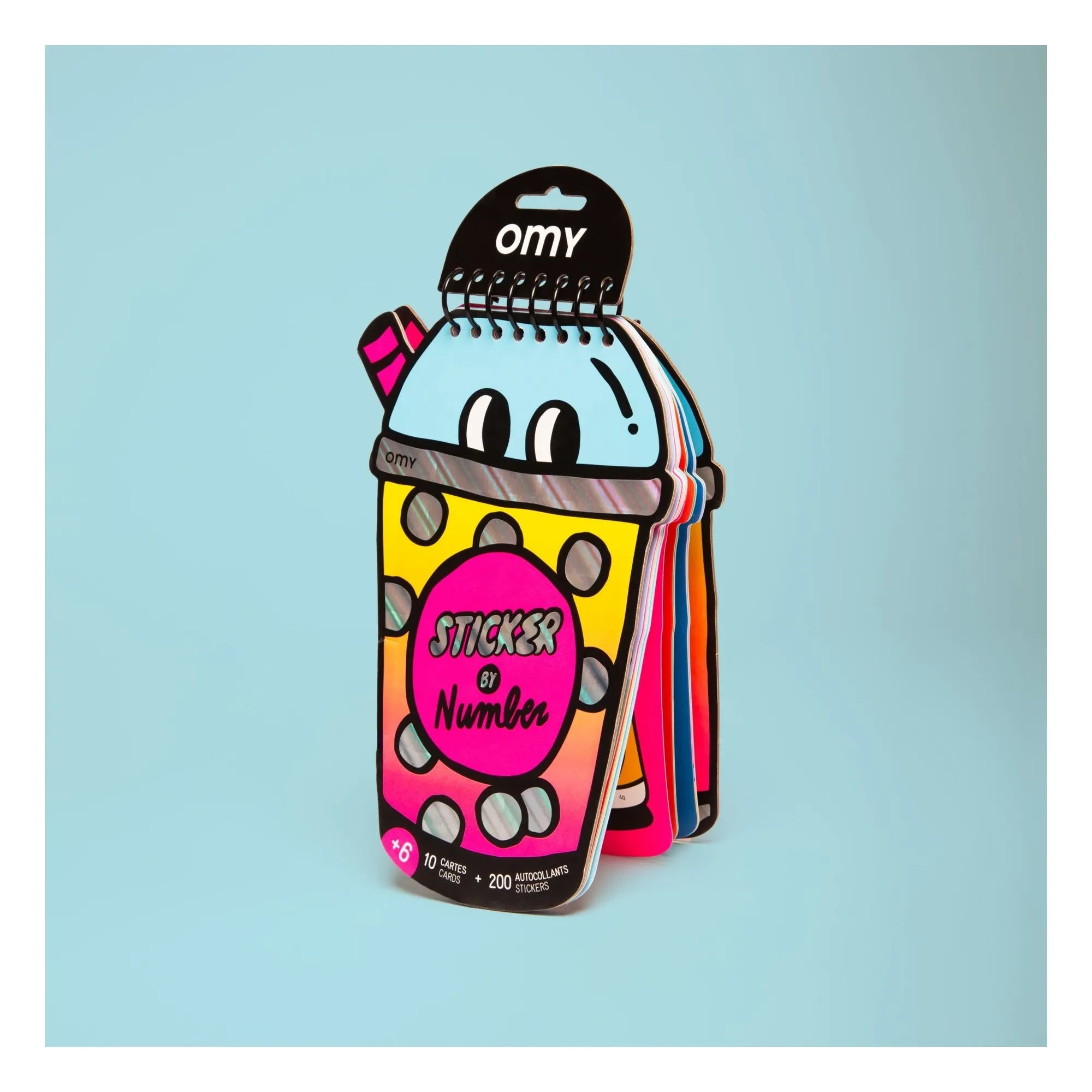 Omy - Bubble Tea Sticker-Aktivitätsbuch