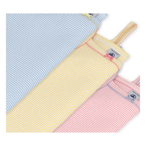 Petit Bateau - 3-Pack Striped Tank Tops | Yellow