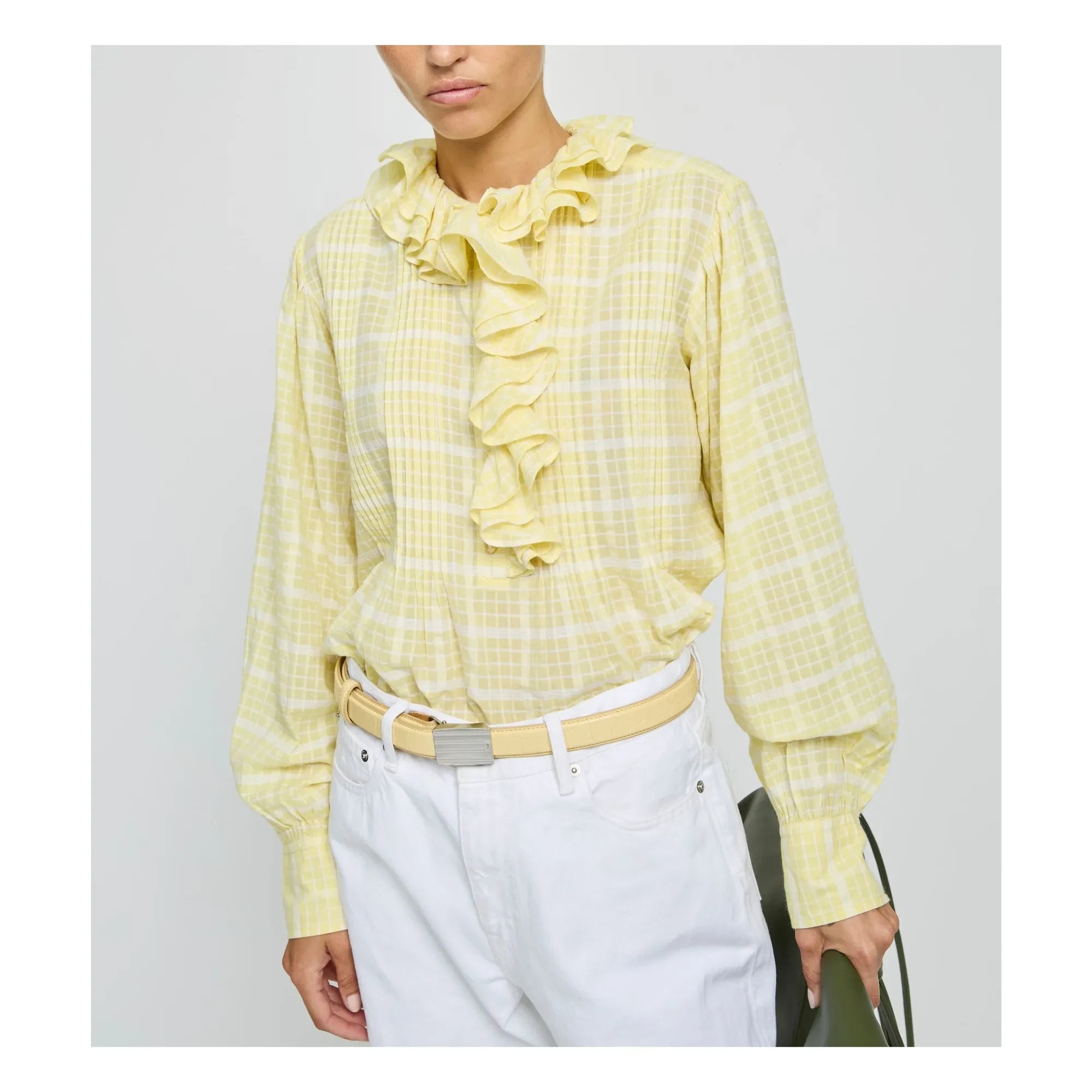 Laurence Bras - Phibi Baumwollbluse | Gelb