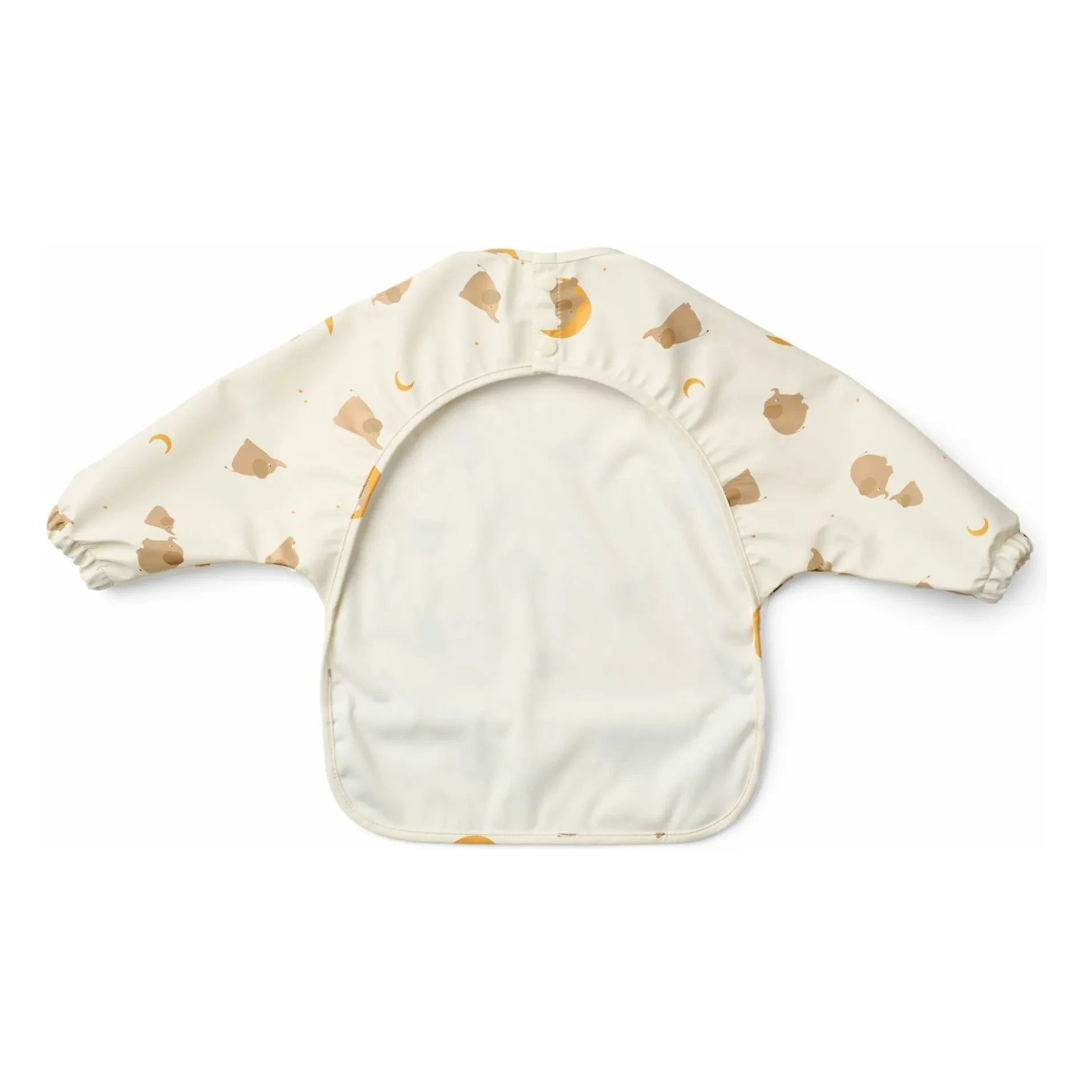 Liewood - Long Sleeve Merle Bib | Elephant / Cream of the Crop