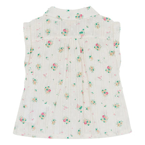 Bonton - Lorelei Blumensträuße Claudine-Kragenhemd | Ecru