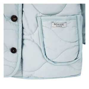Donsje - Tessane Quilted Coat | Light Blue