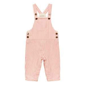 Arsène et Les Pipelettes - Striped Denim Romper | Pink