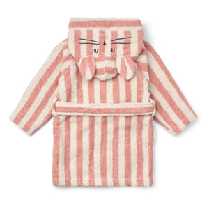 Liewood - Lily Bademantel | Korallenrosa/Creme