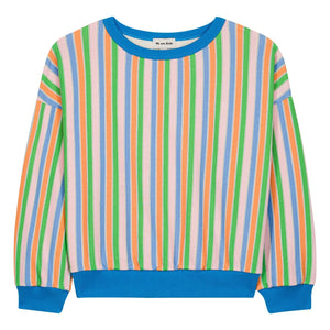 We Are Kids – Tony gestreiftes Bio-Baumwoll-Sweatshirt | Blau