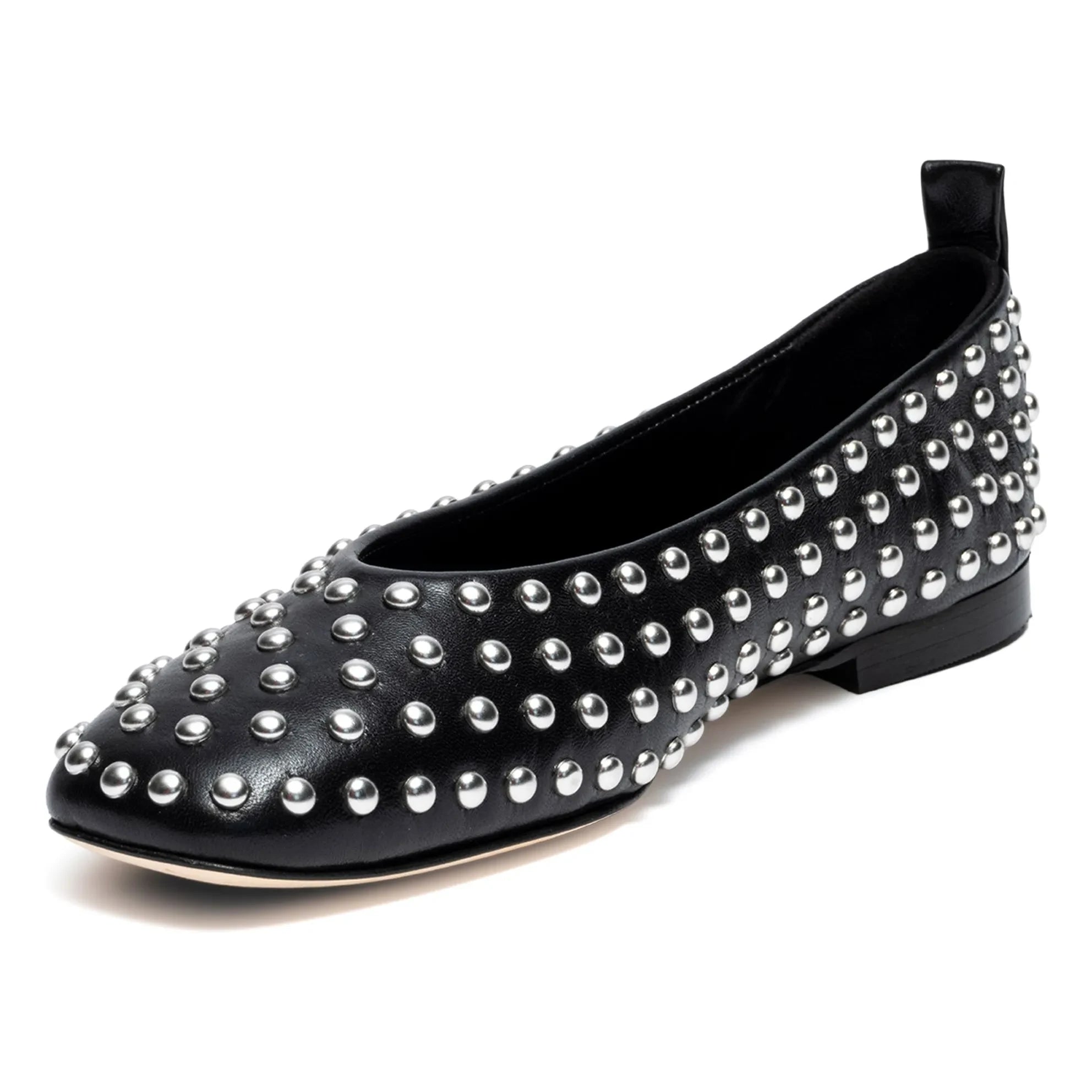 Odare - Alba Nappa Leather Ballerinas | Black