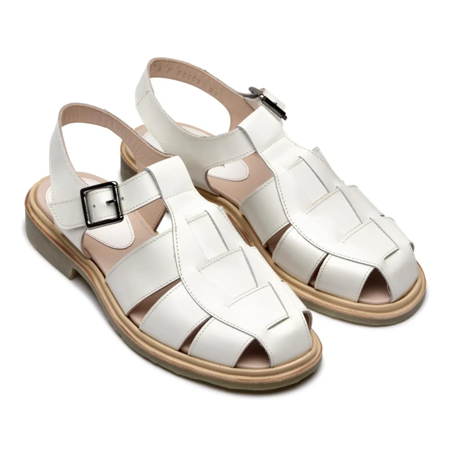 Paraboot - Iberis Parlak Sandaletler | Beyaz