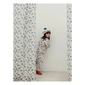 Emile et Ida - Floral Pattern Quilted Pants | Ecru