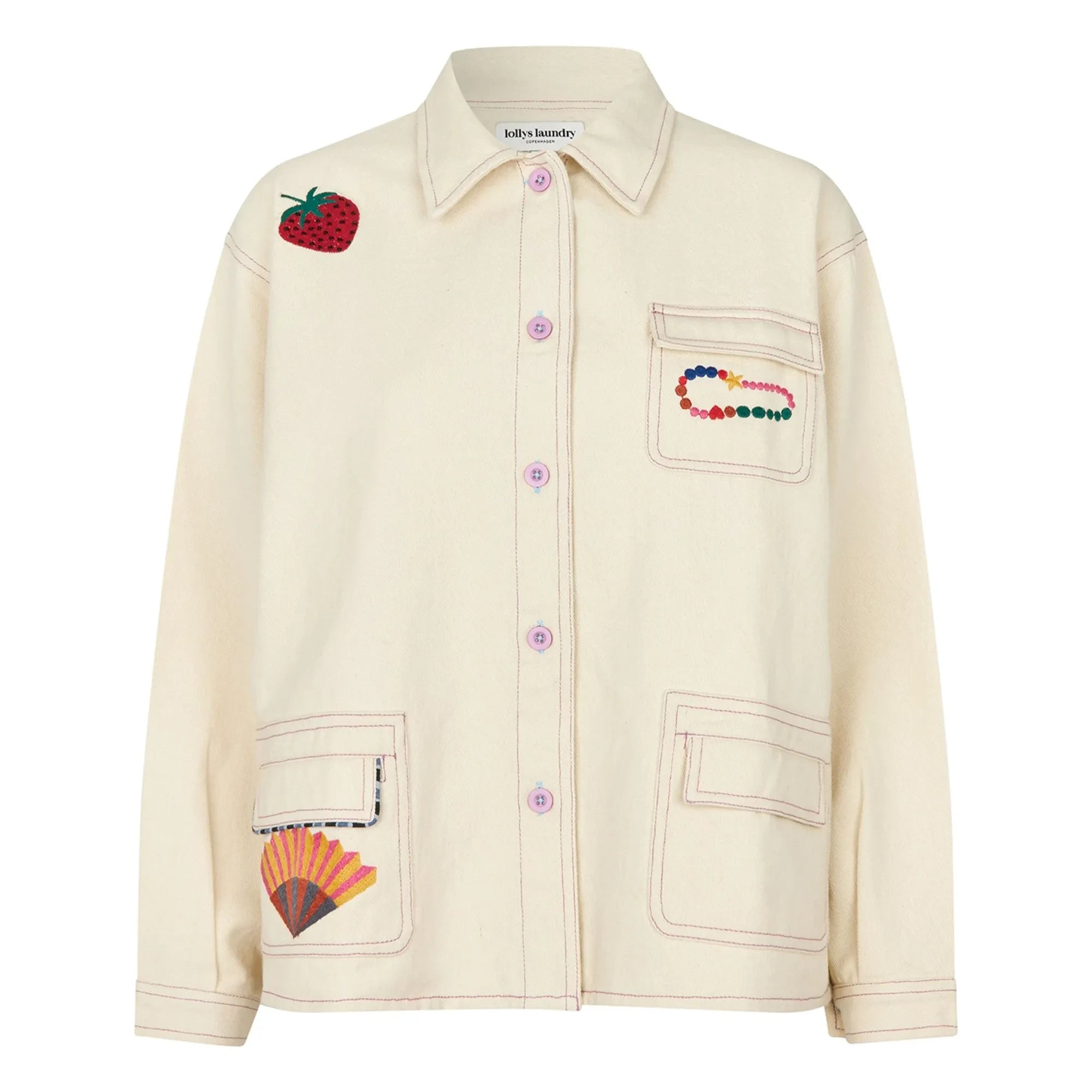 Lollys Laundry - April Baumwolljacke | Creme