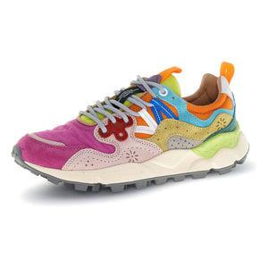 Flower Mountain - Yamano 3 Wildleder- und Nylon-Sneaker | Himbeere