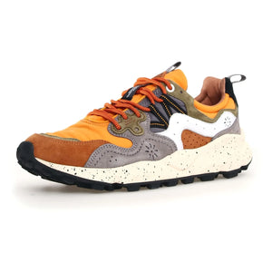 Flower Mountain - Yamano 3 Suede and Nylon Sneakers | Mustard