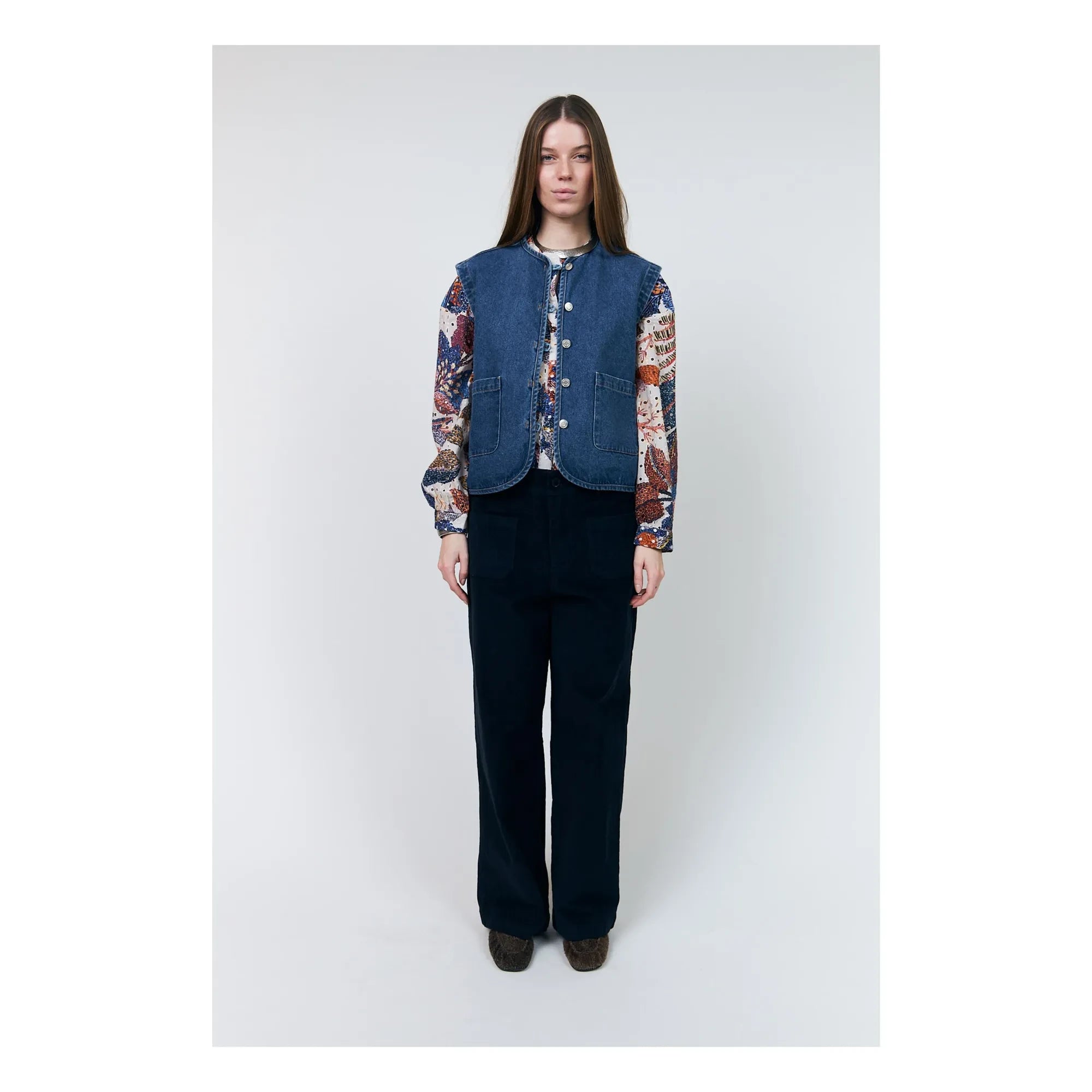 Lollys Laundry - Abbey Denim Pamuk Ceket | Mavi