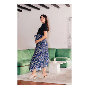 Paloma Collection – Umstandsrock Carlota Bandana | Blau