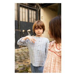 Louis Louise - Kurta Uncle Ekose | Mavi