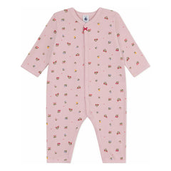 Petit Bateau - Organic Cotton Floral Sleepwear Pajamas | Powder Pink