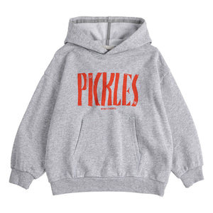 Bobo Choses - Pickles Organic Cotton Hoodie | Gray Melange