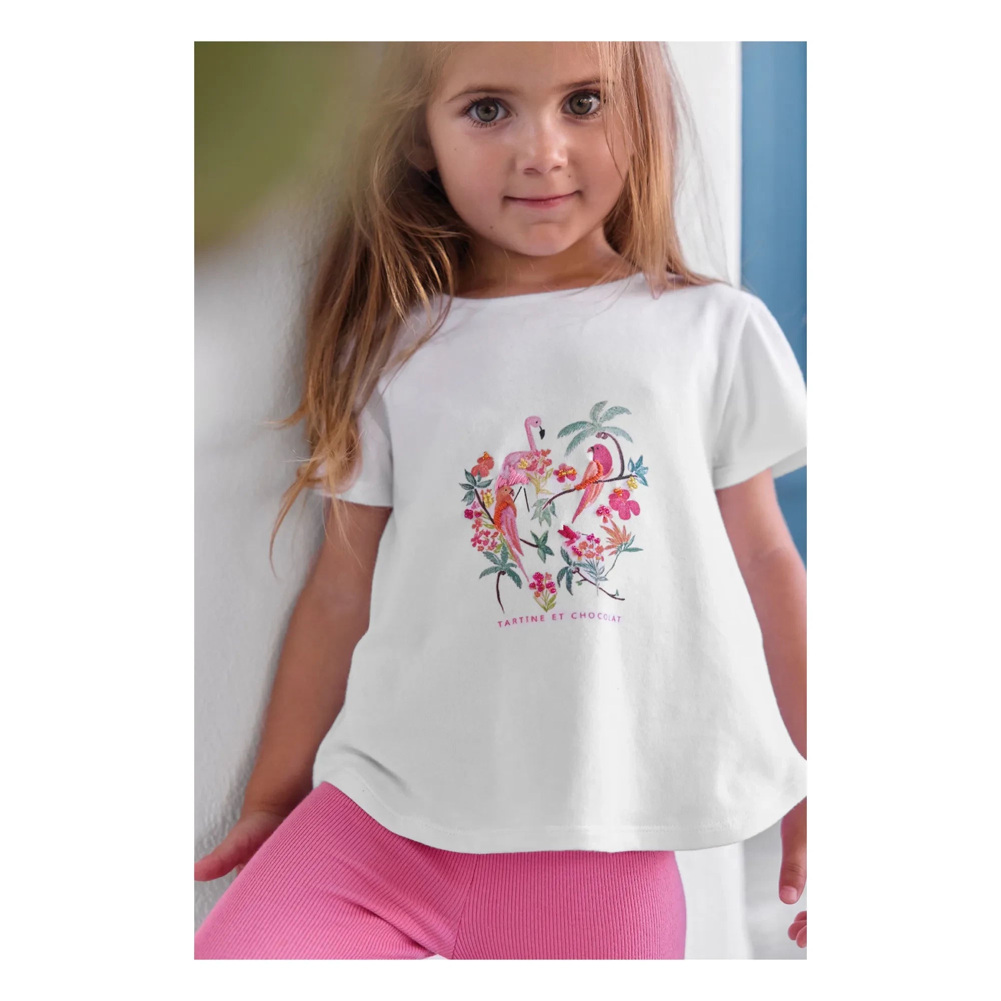 Tartine et Chocolat - Tropique T-shirt | Beyaz