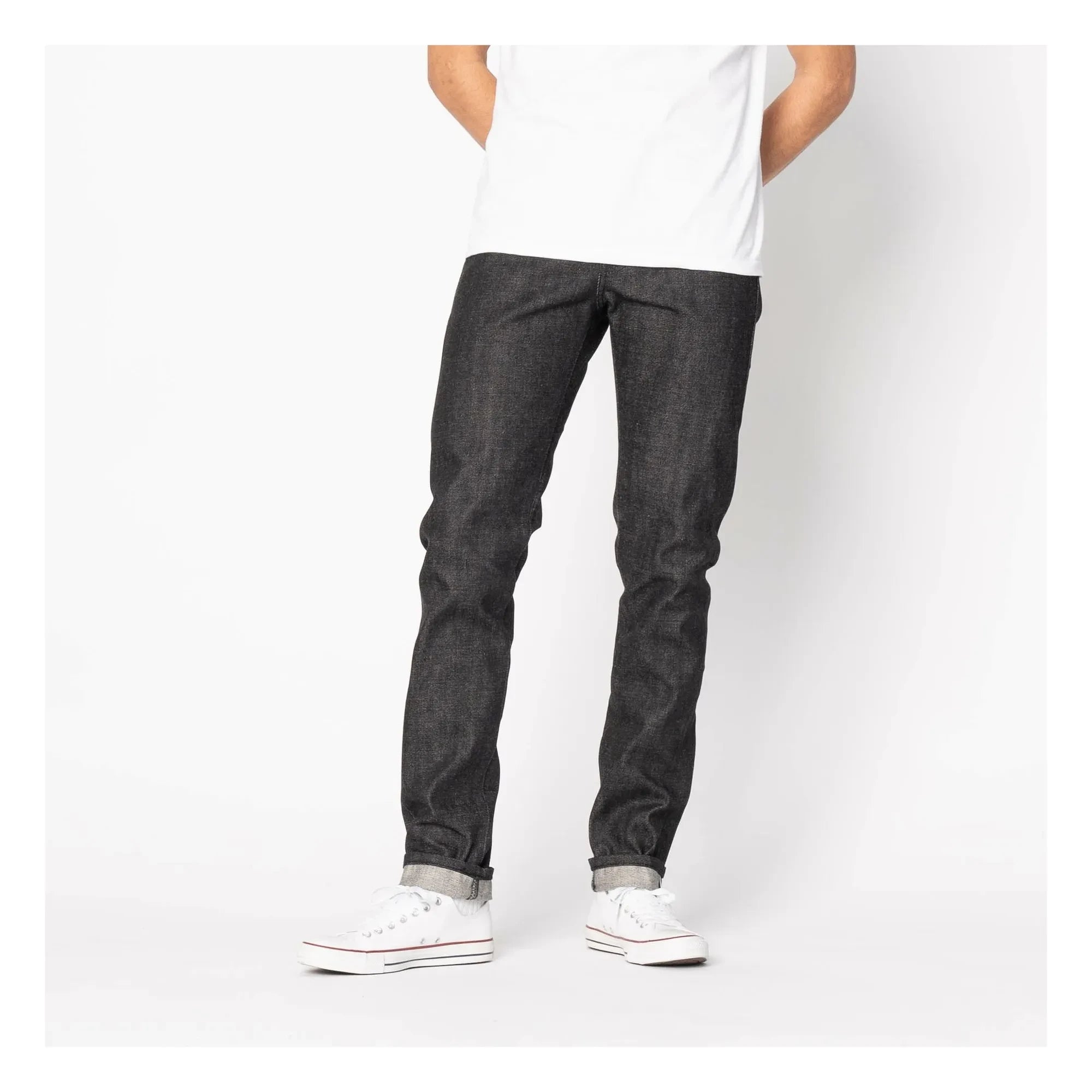 Naked & Famous - Jean Super Guy Yatagarasu Selvedge | Siyah