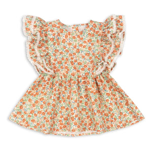 Konges Sløjd - Verbena Organic Cotton Blouse | Orange