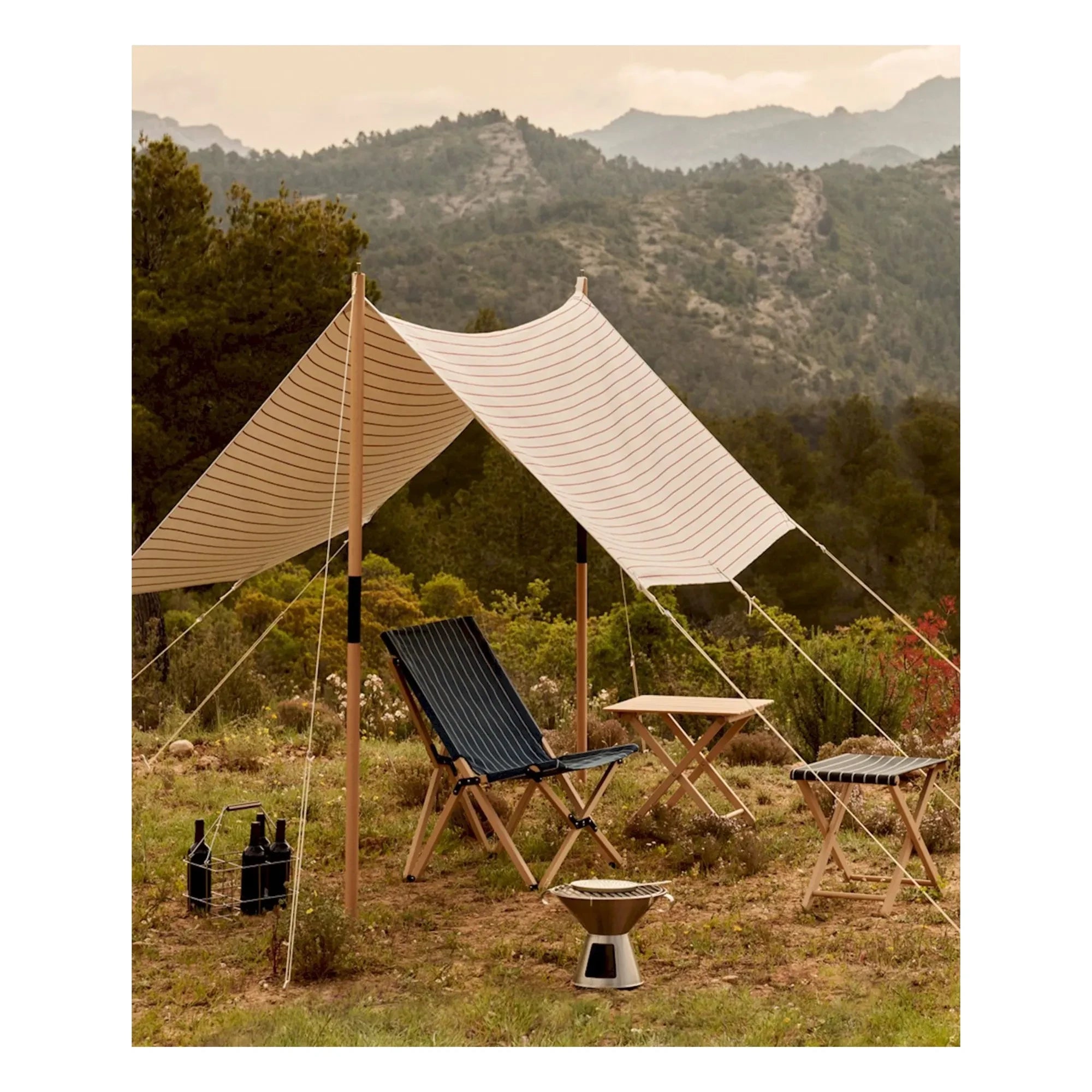 Hay - Canopy Outdoor Market Foldable Tent, Jasper Morrison | Beige