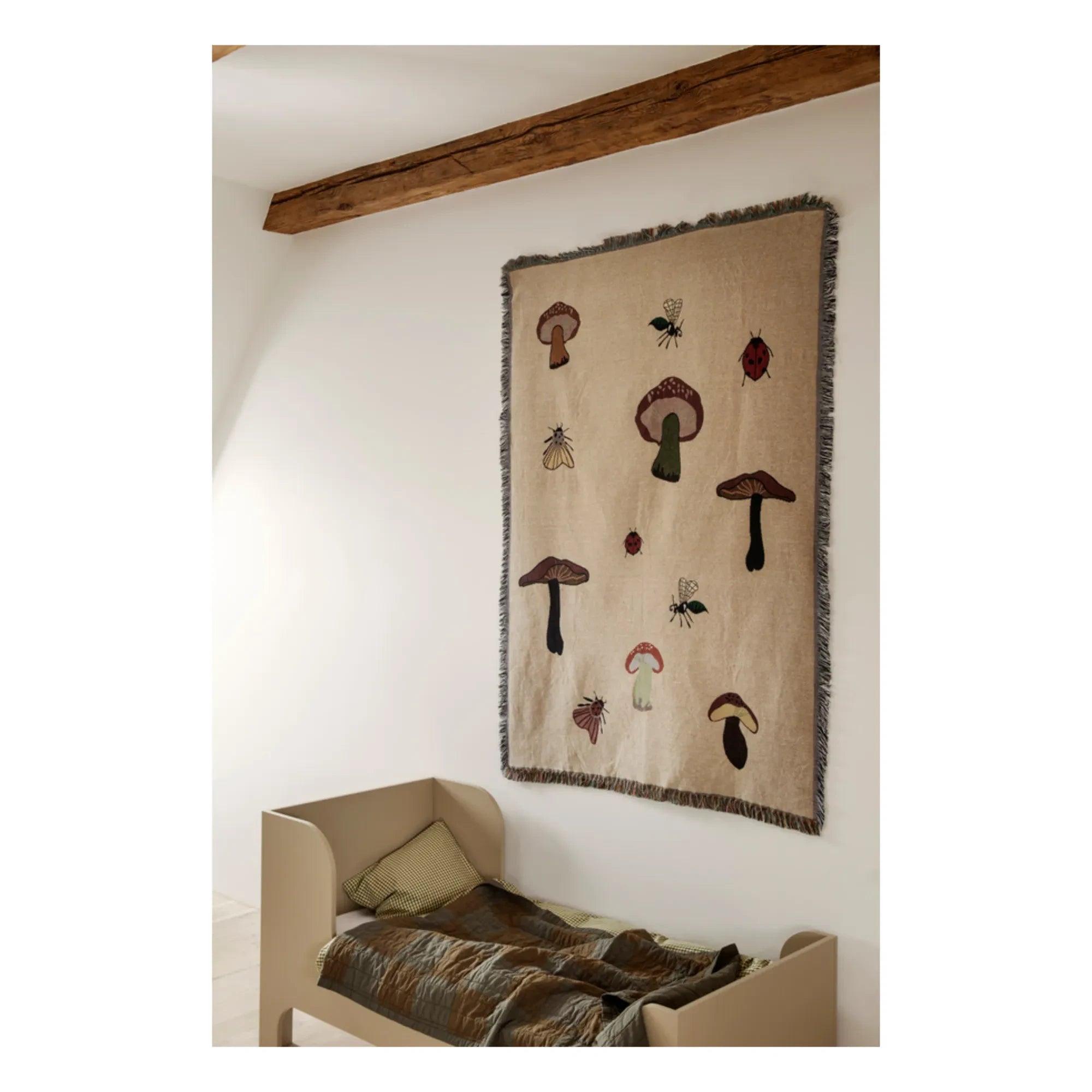 Ferm Living Kids – Hängeteppich „Wald“ | Beige