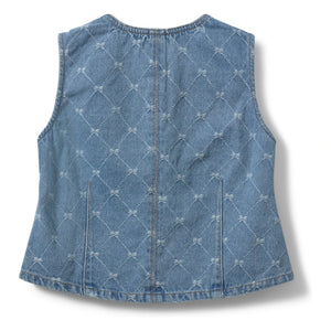 Sofie Schnoor - Carlasy Kolsuz Denim Ceket | Mavi