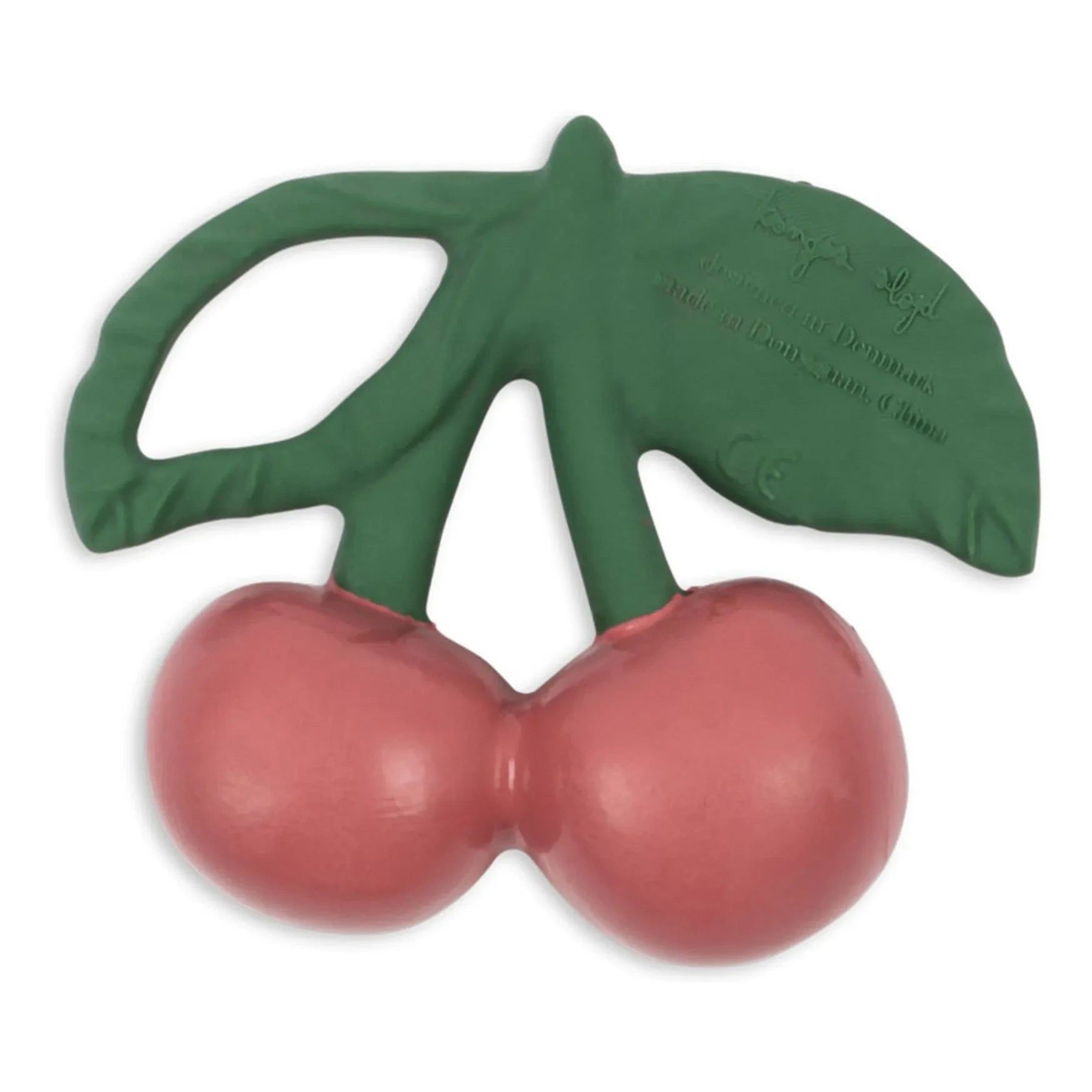 Konges Sløjd - Cherry teething ring | Red