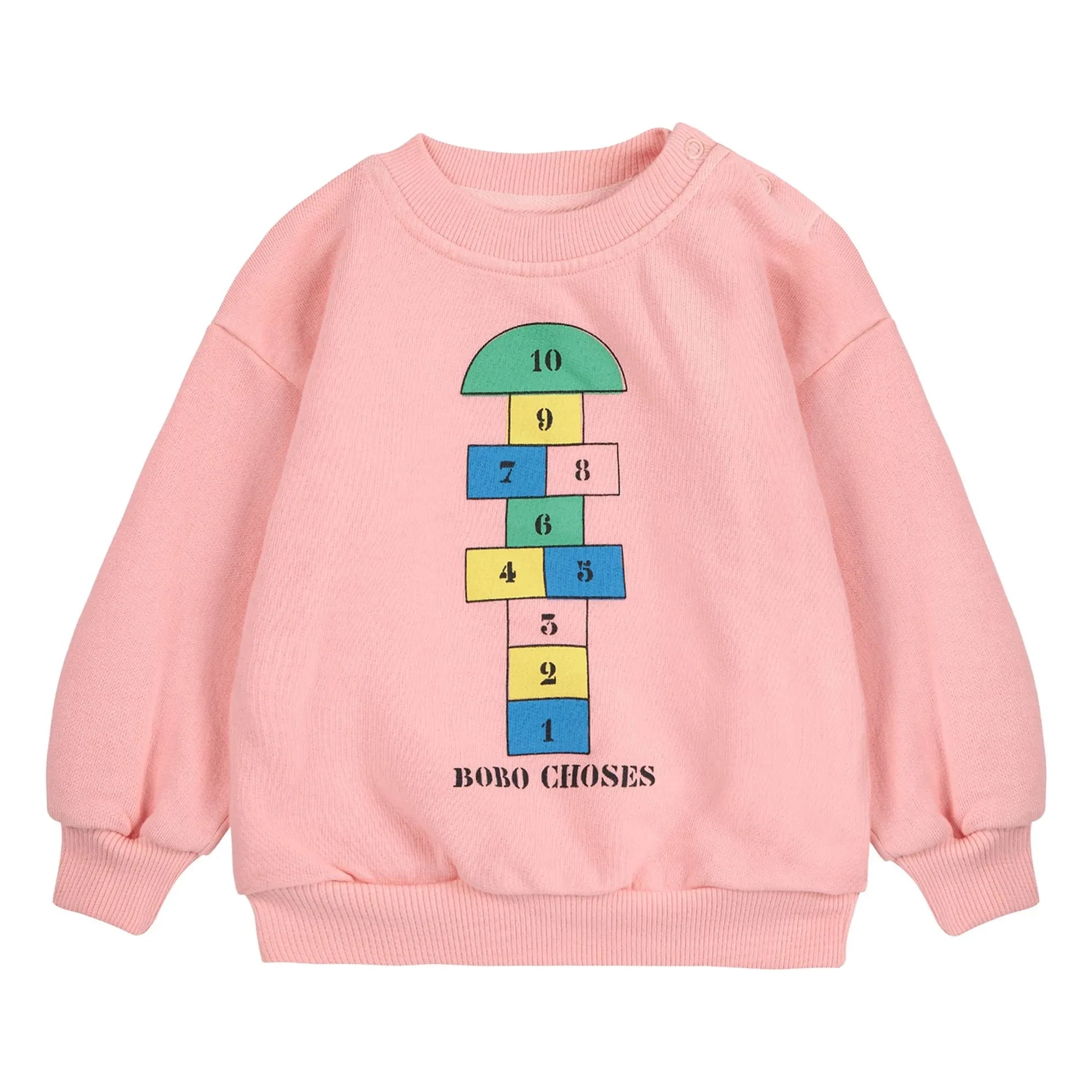 Bobo Choses - Marelle Bio-Baumwoll-Sweatshirt | Rosa