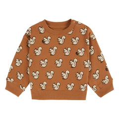 Emile et Ida - Sincaplar organik pamuklu sweatshirt | Karamel