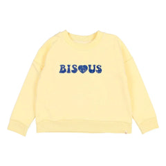 Búho - Bisous Sweat Organic Cotton | Yellow