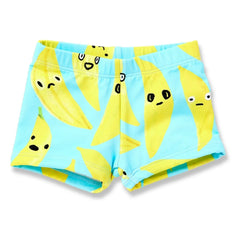 Halcyon Nights – Badeshorts aus recycelter Bananenfaser | Türkis