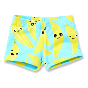 Halcyon Nights – Badeshorts aus recycelter Bananenfaser | Türkis