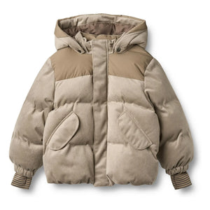 Weizen - Mads Recycelter Faser-Wattierter Mantel | Beige
