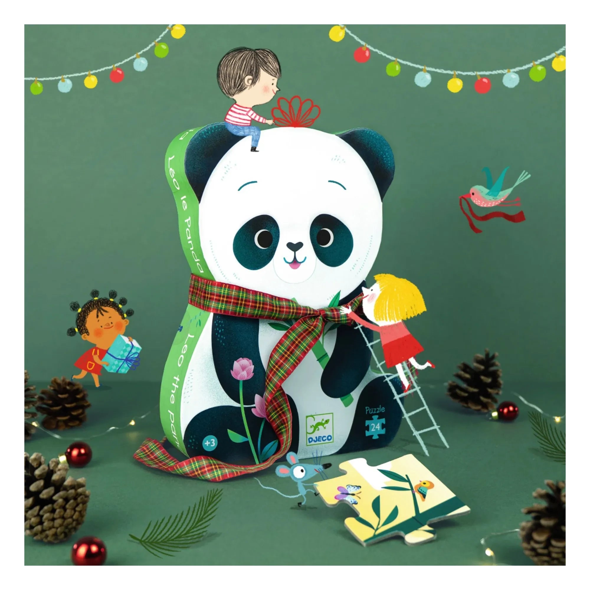 Djeco - Leo Panda Puzzle - 24 Teile