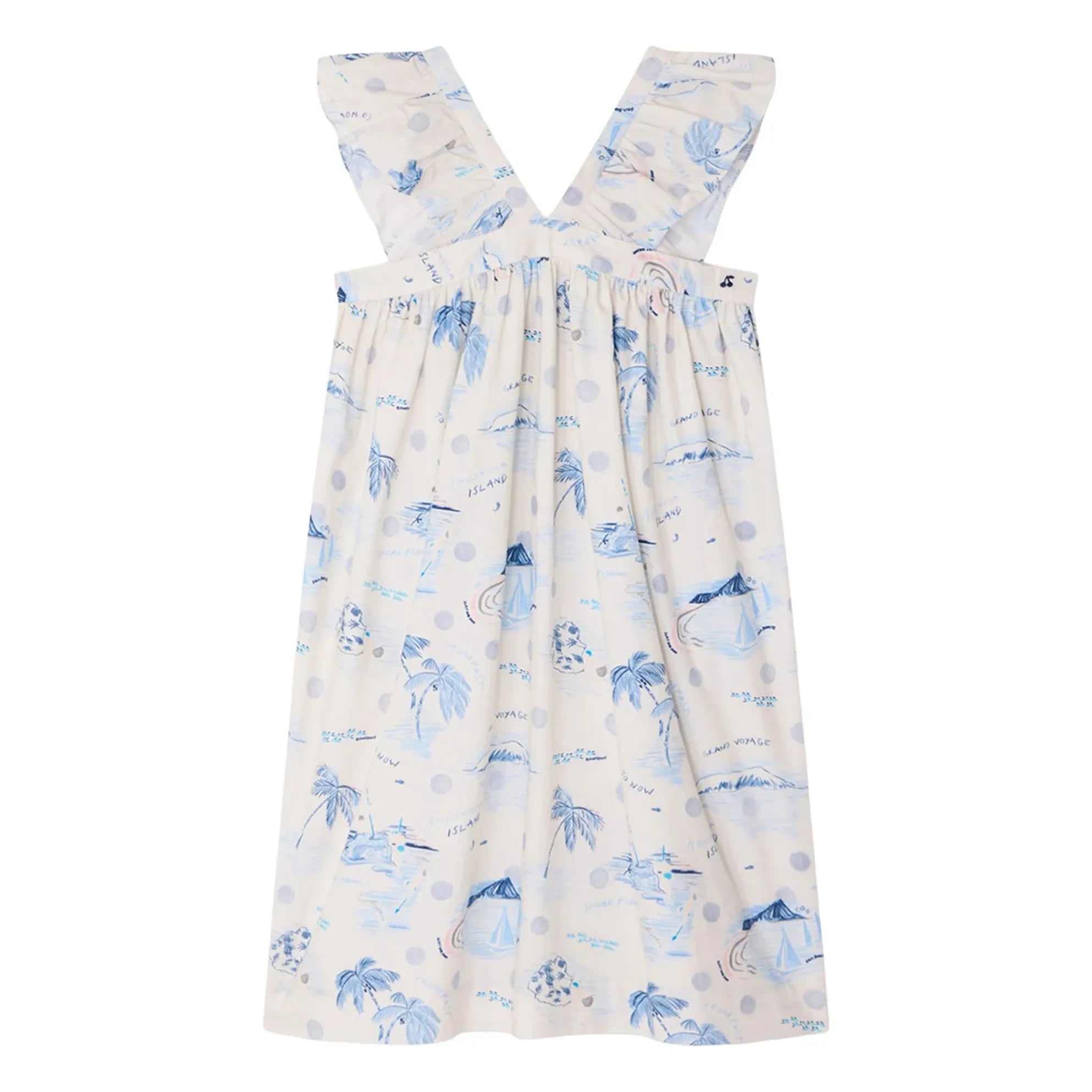 Bonpoint - Eleana Kleid aus Bio-Baumwolle | Indigoblau