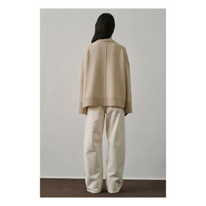 Soeur - William Merinowolle-Pullover | Heather White