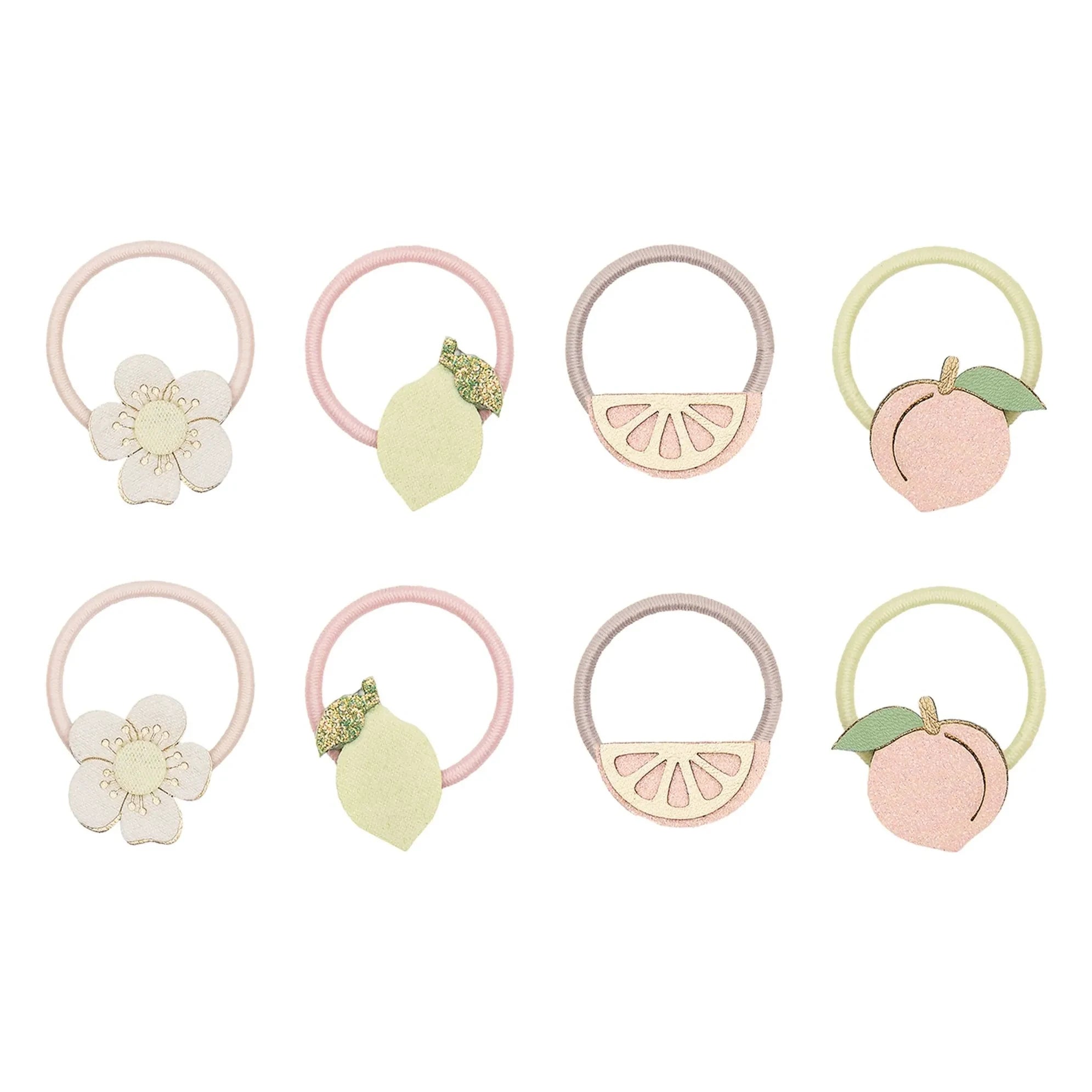 Mimi & Lula - 8-teiliges Mini-Pfirsich-Haarklammern-Set | Gelb