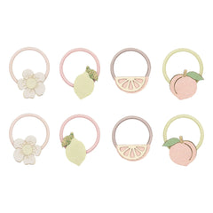 Mimi & Lula - 8-teiliges Mini-Pfirsich-Haarklammern-Set | Gelb
