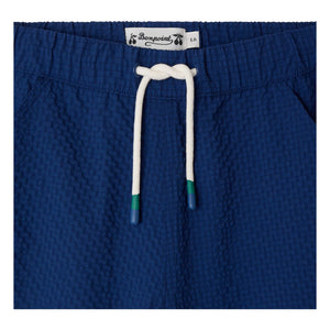 Bonpoint - Short Ethan Carreaux Recycled Fiber | Indigo Blue