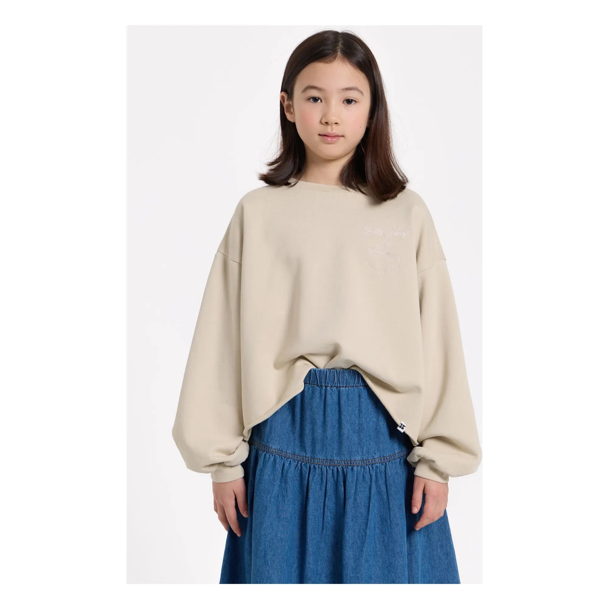 Hundred Pieces - Belmont organik pamuklu sweatshirt | Bej