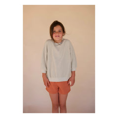 Longlivethequeen – Graues, kastiges Sweatshirt
