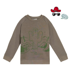 Stella McCartney Kids - Sweat Cactus Görünümünde Şık | Haki