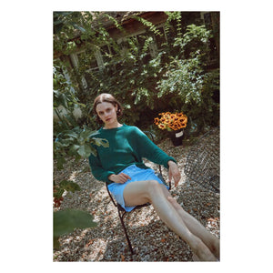 Poudre Organic - Dandelion Organic Cotton Sweater | Green