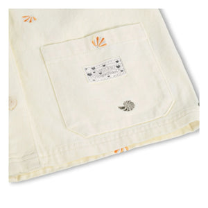 Molo - Hellen Coquillages Organic Cotton Jacket | Ivory